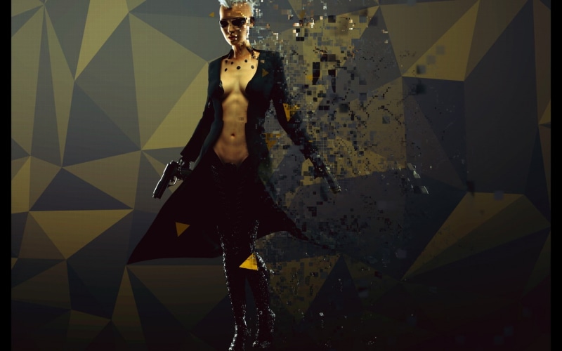 beautiful woman, mid adult, women, fashion, Deus Ex: Mankind Divided, digital composite, beauty, artwork, females, 720P, adult, standing, young women