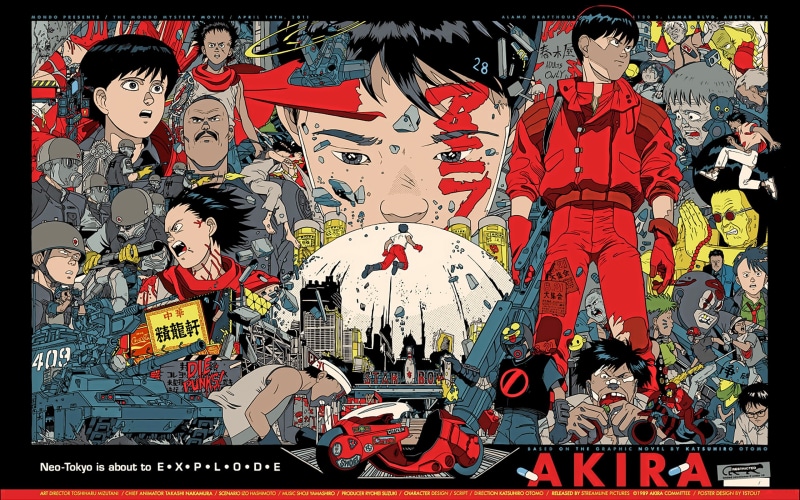 anime, hd, Akira, 2K, x, art
