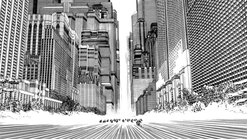 office, transportation, building, built structure, Monochrome Factor, katsuhiro otomo, nature, city, tall - high, building exterior, tower, day, office building exterior