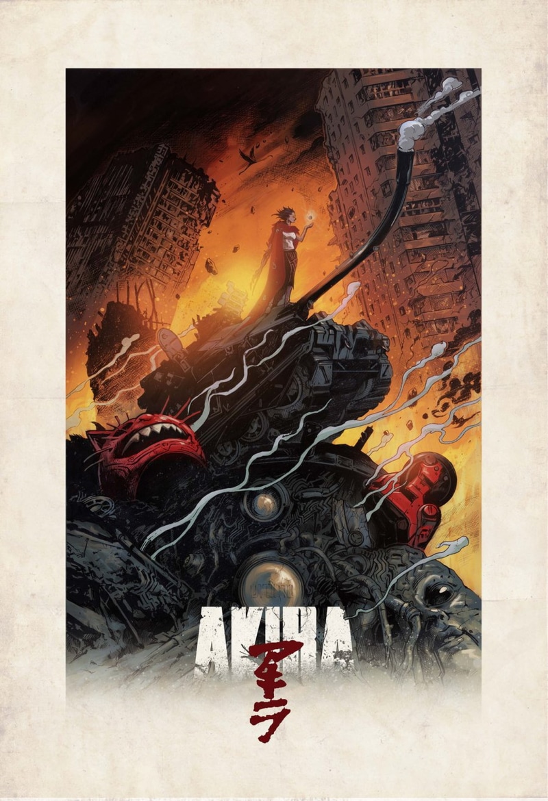 portrait display, Akira, movies, 1080P, artwork