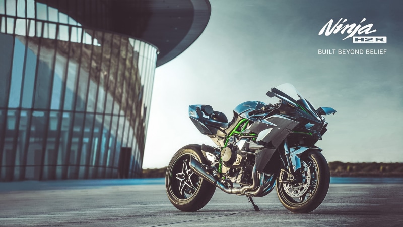 1080P, road, day, city, architecture, sport, full length, Kawasaki Ninja H2R, mode of transportation, transportation, city life, building exterior, crash helmet