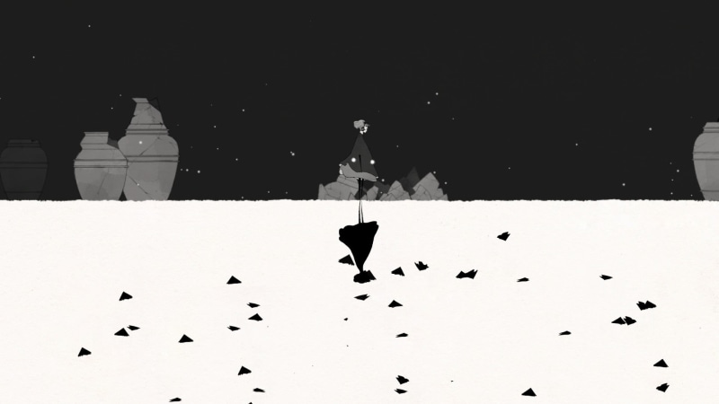 Gris (Video Game), 1080P, monochrome, PC gaming, games art, video games