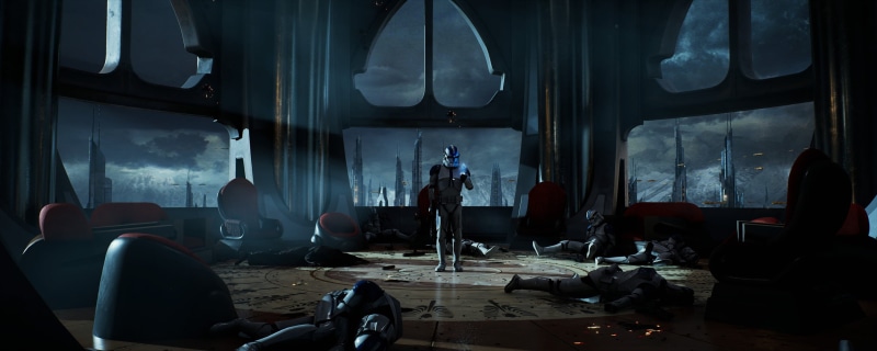 Star Wars, Jedi Temple, 2K, clone trooper, dark, Coruscant, Order 66