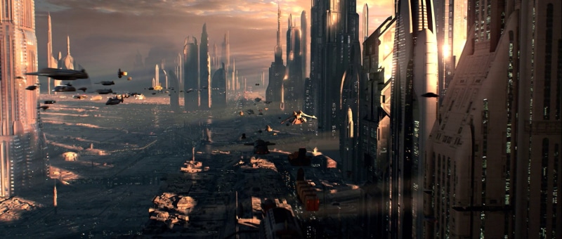 Coruscant, Star Wars, Futuristic, 1080P