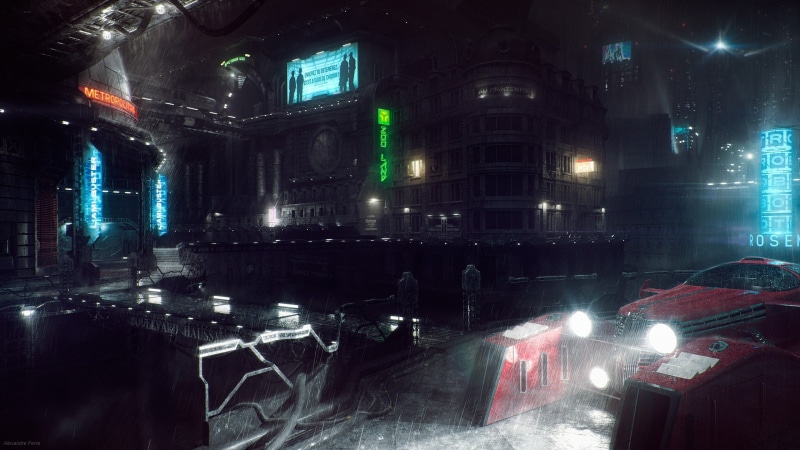 fantasy art, 2K, Bladerunner, artwork, movies, concept art, digital art