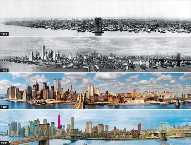 york, panoramas, city Life, 720P, skyscraper, nature, lower Manhattan, landscape, business, international Landmark, water, east River, urban Skyline, infographics