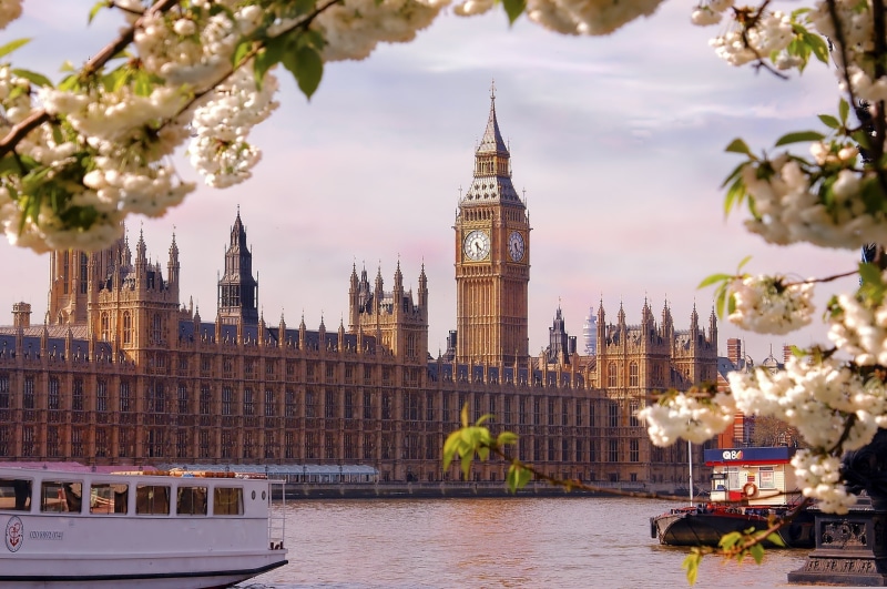 capital Cities, cityscape, no people, cloud - sky, international Landmark, british Culture, tree, river, travel, 2K, nature, urban Scene, sky, clock Tower