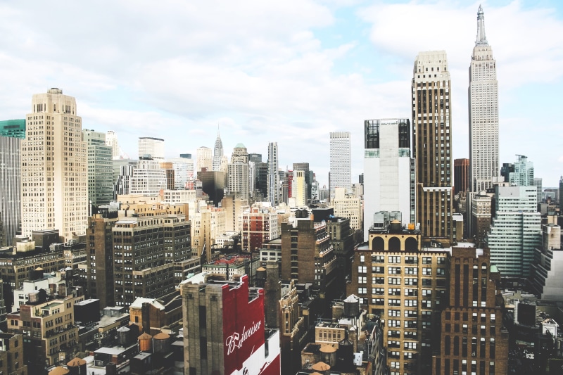 day, manhattan - New York City, built Structure, nature, tower, urban, cloud - sky, spire, aerial View, sky, Midtown Manhattan, based, architecture, cityscape