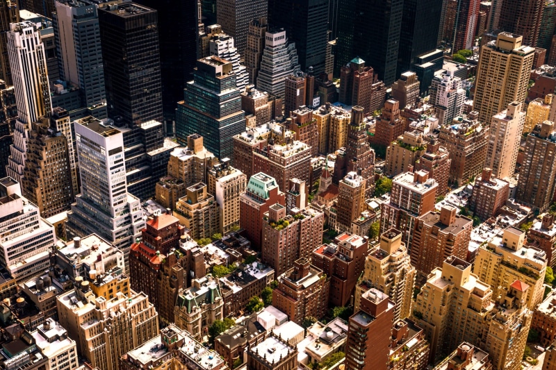 tall - High, downtown District, rooftops, empire State Building, street, financial District, business, office Building, urban Scene, travel Destinations