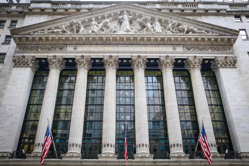 the past, wall street, columns, architecture, travel destinations, flags, new york city, nyc, text, united states, history, facade, day, art and craft