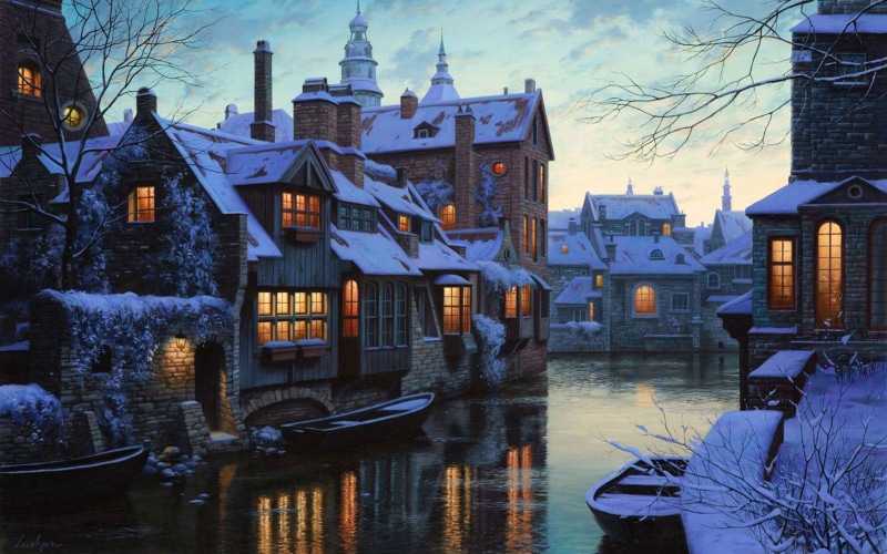 town, mode of transportation, history, houses, day, cultures, architecture, transportation, nature, window, waterfront, lights, Brugge, building, illuminated