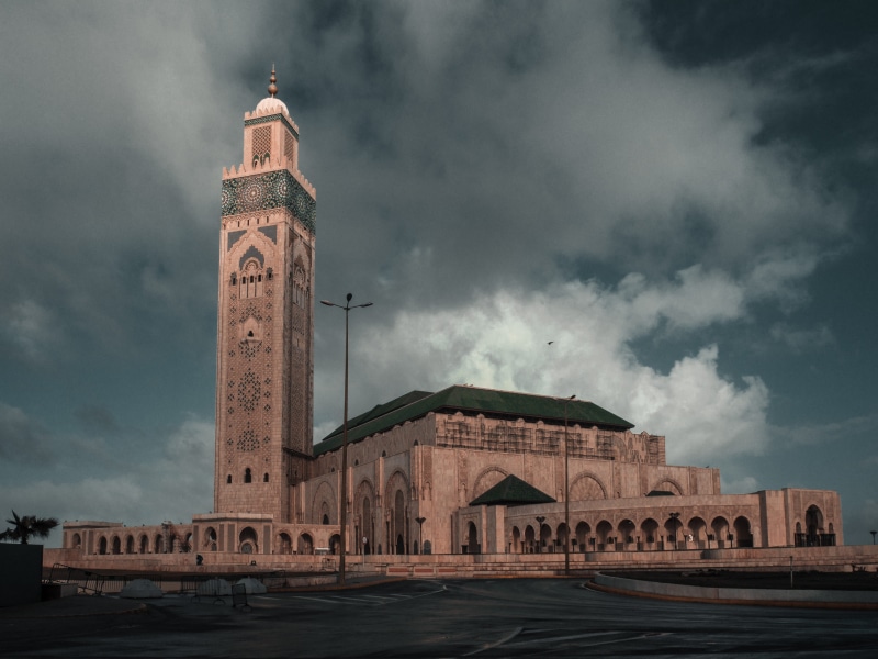 travel, casablanca, gothic style, muslims, architecture, clock, allahhouse, hassan ii mosque, loveislam, sky, history, islambuilding, spire, islam, morocco