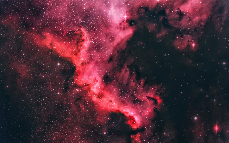 Universe, Space, North, Style, Star, America, 1080P, Beautiful, Purple, black, Nebula, cosmic, red