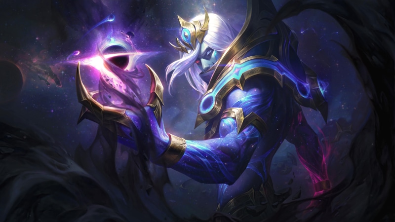 Outworld devourer, Cosmic Break, League of Legends, galaxy, stars, 8K, Riot Games, Vladimir, space, Vladimir (Leauge of Legends)