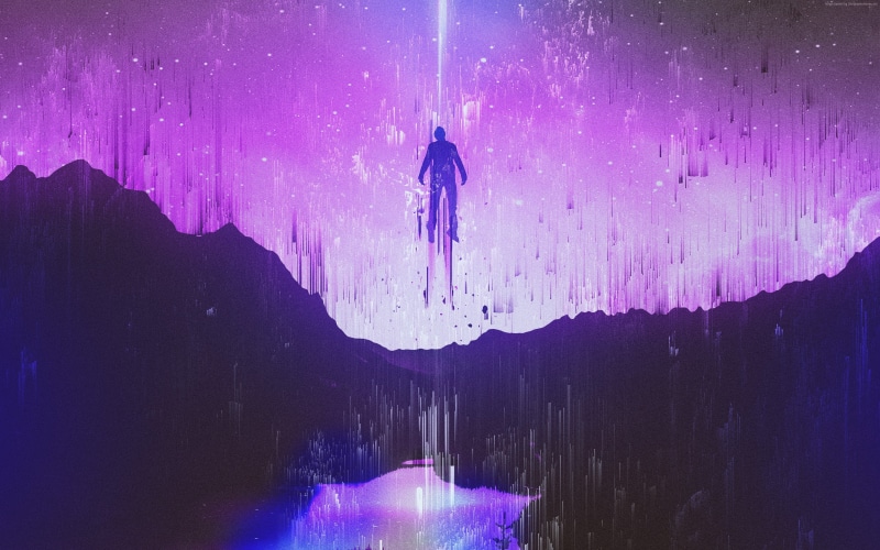4K, cosmic, Human, 4K, colors