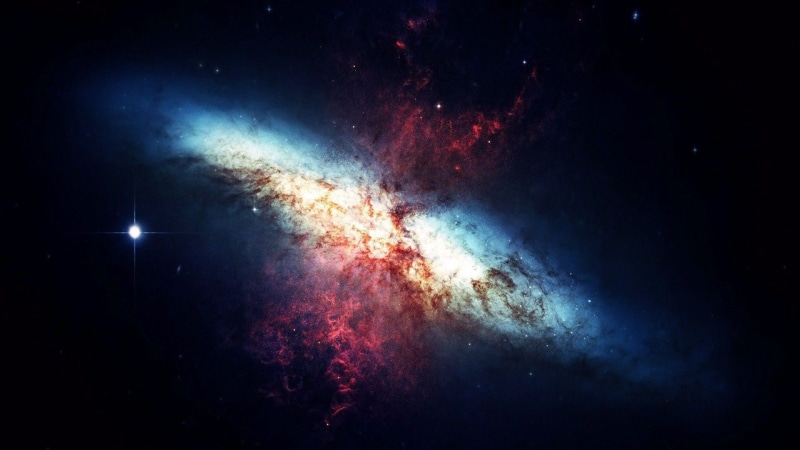 nature, no people, exploding, smoke - physical structure, 1080P, night, outdoors, space, black background, space art, luminosity, star - space, space exploration