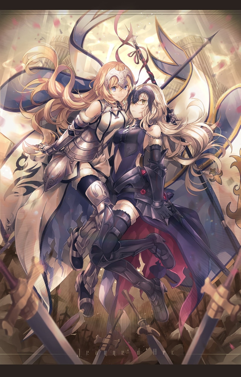 Fate/Grand Order, low angle view, retail, 1080P, choice, variation, abundance, design, art and craft, for sale, Ruler (Fate/Apocrypha), large group of objects