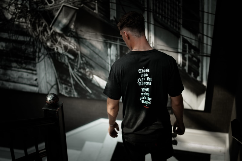 boy, quote, black wear, outdoors, people, young Adult, t-Shirt, t, neck, barcelona, sport, black Color, men, deep, adult, white, wise, 1898, one Person