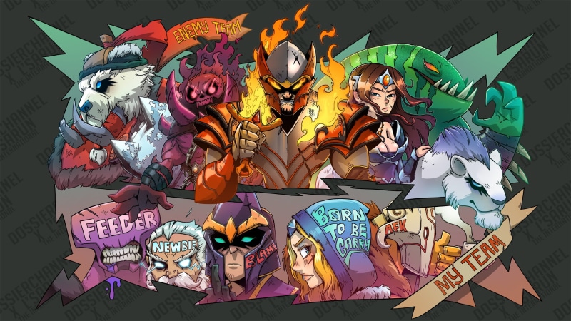 Mirana (Dota 2), Juggernaut (Dota 2), DotA 2, Dota, Zeus (Dota 2), Tusk (DotA 2), 2K, Tidehunter (DotA 2), Dragon Knight (DotA 2), Crystal Maiden (DotA 2)