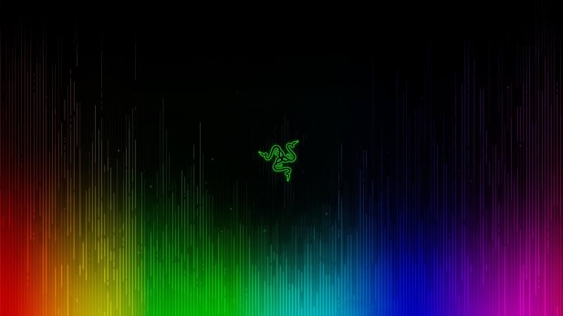 illuminated, studio shot, logo, lighting equipment, plant, decoration, nightlife, light, plant part, multi colored, night, Razer Inc., green color, 4K