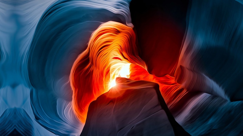 colorful, 2K, dark, Xiaomi Mi Mix 3, abstract