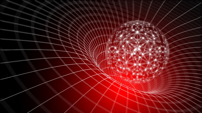 circle, pattern, network, digital art, 4K, sphere, mesh, fractal art, light, line, 3d, net, red, science, space