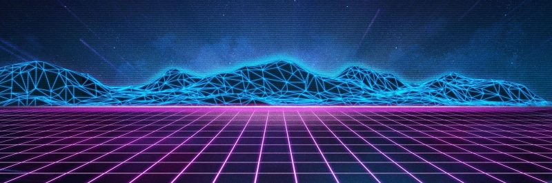 mountain chain, fuel and power generation, futuristic, science, motion, blue, solar energy, creativity, no people, solar panel, pattern, 2K, pink, Retro style