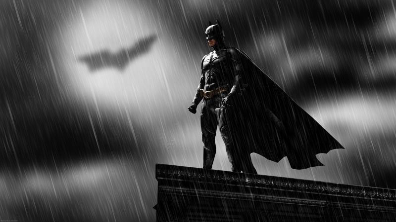 wet, nature, 1080P, blurred motion, rooftops, outdoors, Batman, full length, water, rain, speed, activity, monsoon, vertebrate, architecture, motion, Bat signal
