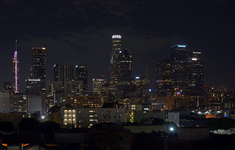 office, illuminated, urban skyline, city life, outdoors, residential district, financial district, architecture, city, Downtown, cityscape, 5K, office building exterior
