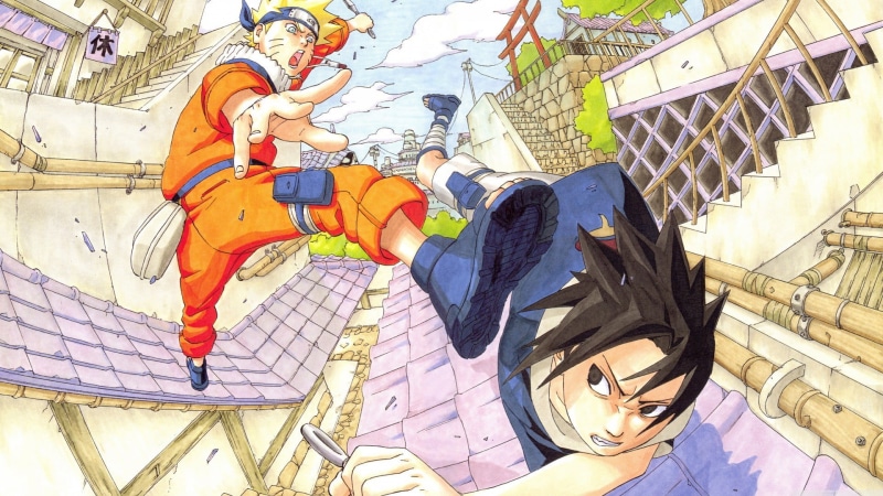 anime, built structure, anime boys, high angle view, wall - building feature, women, child, art and craft, architecture, creativity, leisure activity, lifestyles