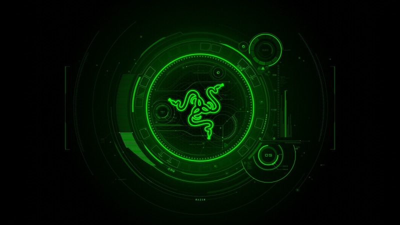 logo, Razer, snake, 1080P, Gaming Series, green