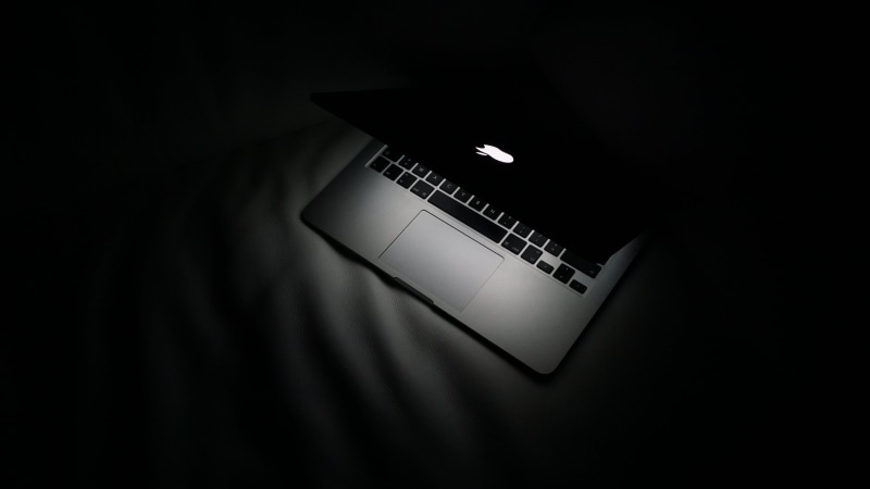 studio shot, electric lamp, shadow, black and white, no people, spotlight, stage, laptop, high angle view, wireless technology, indoors, research, copy space
