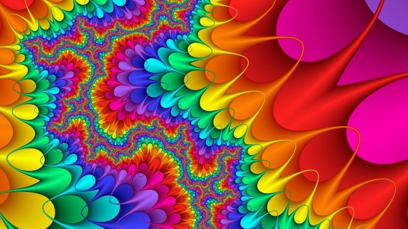 orange, graphic design, artwork, colors, colorful, graphics, 4K, artistic, pattern, fractal art, psychedelic art, art