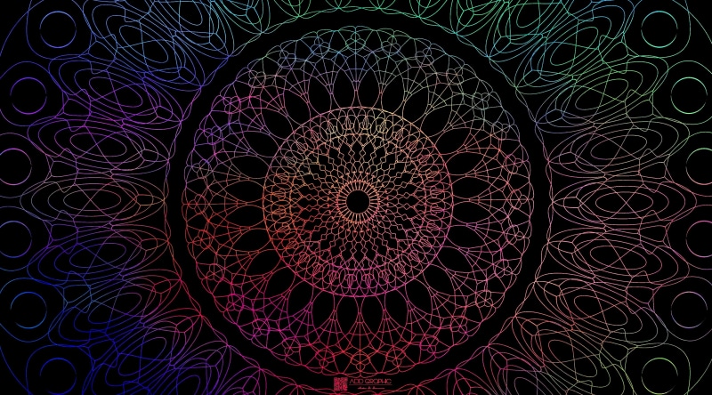 circle, abstract, Colorful, multicolored, concentric, textured, full frame, night, multi colored, directly below, pattern, illuminated, creativity, backgrounds