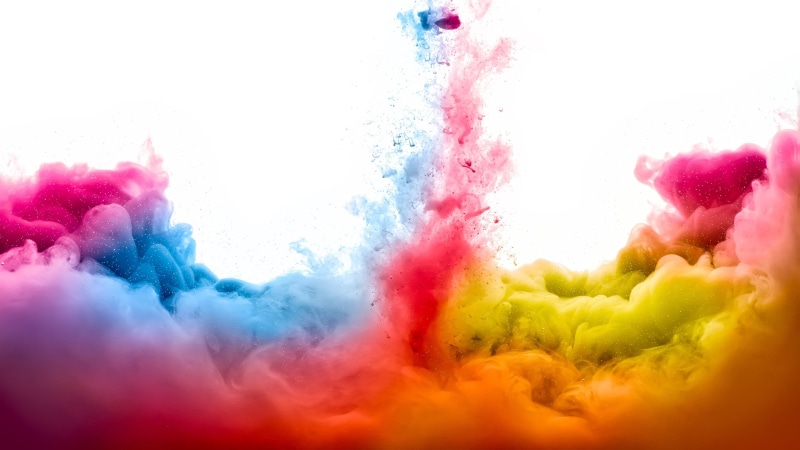 color, colorful, 4K, smoke, colors