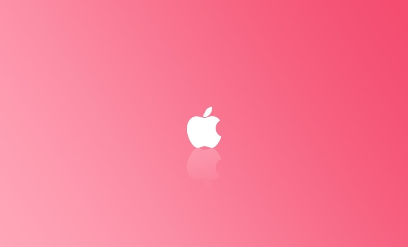 Minimalism, Logo, Computers, Apple, Pink, 720P, Background, macbook pro, Simple, Mac