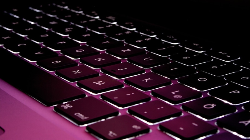 macbook, pro, 1080P, hd, keyboard, colored, purple