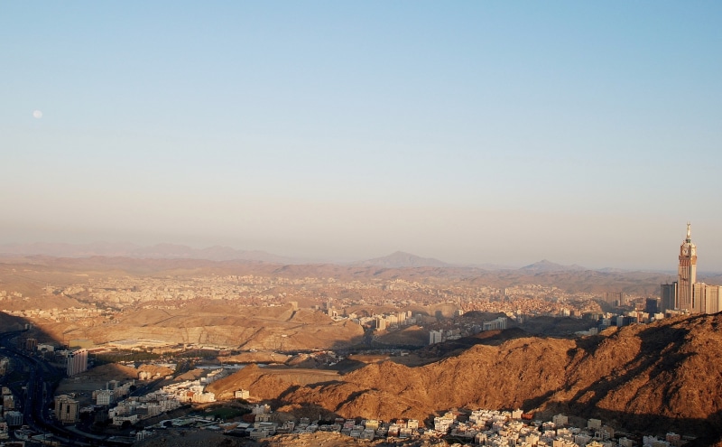 religious, city, muslim, mecca, no people, scenics, mekkah, sunlight, copy space, outdoors, prayer, building exterior, buildings, architecture, famous Place
