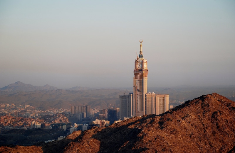 arabia, religion, minaret, saudi, high, prayer, land, sky, muslim, mountain, arabic, mosque, building, islam, famous Place, architecture, outdoors, rise