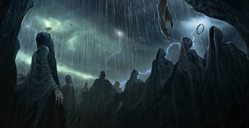 fantasy art, Josh Hutchinson, Harry Potter, 2K, Dementors (Harry Potter), artwork