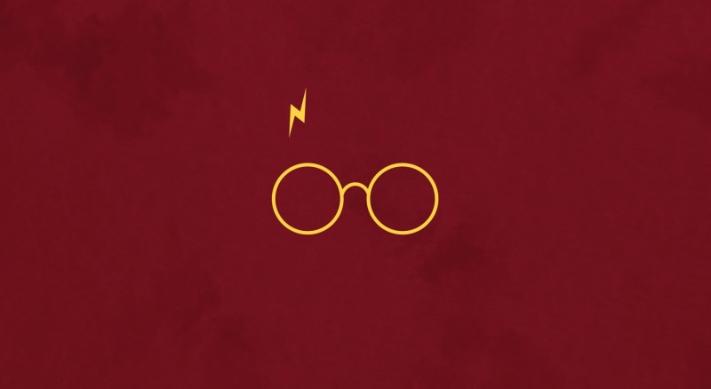 Harry Potter, studio shot, close-up, copy space, love, fun, humor, happiness, emotion, harrypotter, yellow, red, food and drink, 1080P, potter, colored background