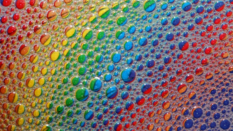pattern, no people, close-up, textured, psychedelic, trippy, day, orange color, drop, indoors, wet, transparent, full frame, 1080P, vibrant color, multi colored