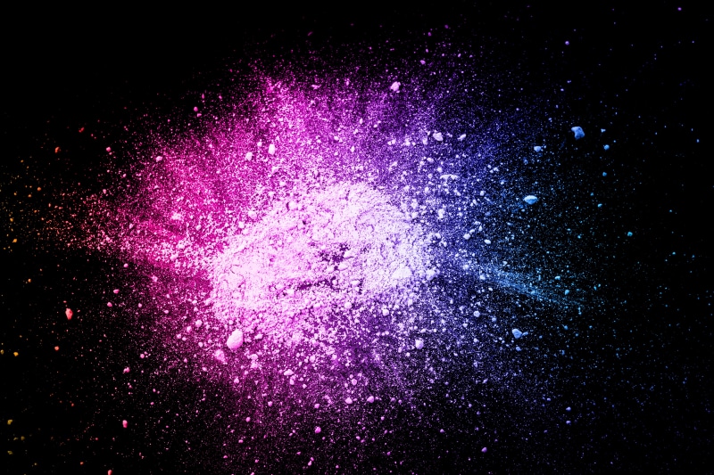 backgrounds, star - space, beauty in nature, smoke - physical structure, smoke, purple, space, dust, illuminated, exploding, outdoors, powder, holi, astronomy