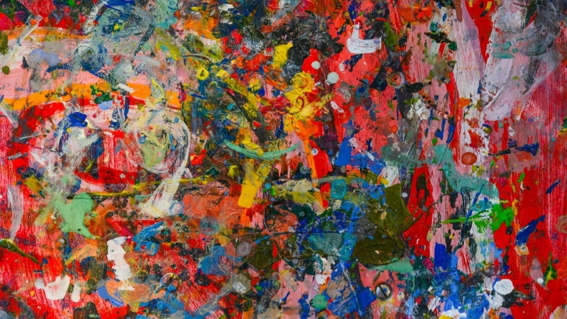 backgrounds, art, splattered, pattern, textured, artwork, oil painting, abstract backgrounds, indoors, variation, impressionist, no people, wall - building feature