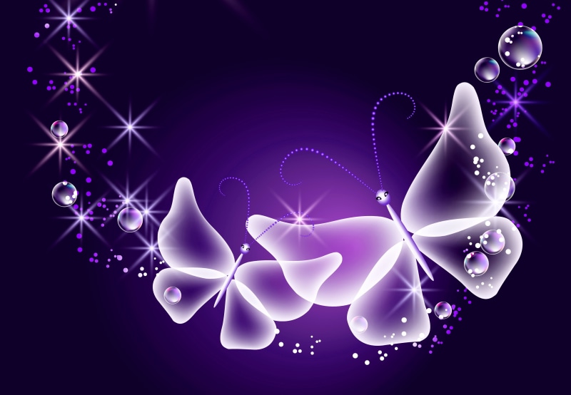 christmas, fantasy, greeting, star Shape, multi Colored, decoration, blue, purple, celebration, bright, art, design, swirl, clip, butterfly, star - Space