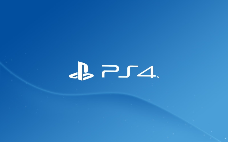 1080P, playstation, ps, blue, ps4, blue background, logo, background