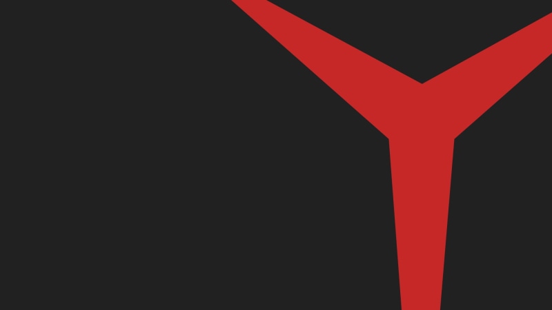 Material Style, minimalism, 1080P, red, Legion, Lenovo