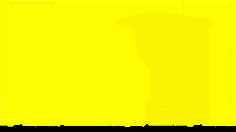 Cyberpunk 2077, cyberpunk, yellow background, 4K, CD Projekt RED