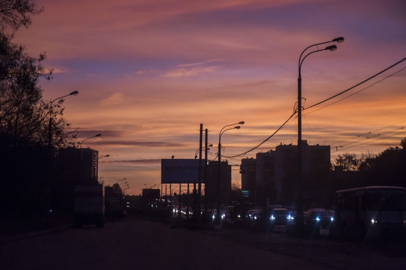 street, no people, nature, orange color, street light, architecture, photography, outdoors, dusk, travel, sunset, summer, moscow, mood, sky, industry, 2K