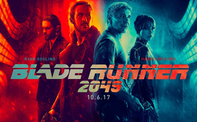 Neon, Officer K (Blade Runner 2049), Joi (Blade Runner 2049), 1080P, Movie, Harrison Ford, Blade Runner 2049, Jared Leto, Ryan Gosling, Ana de Armas, Rick
